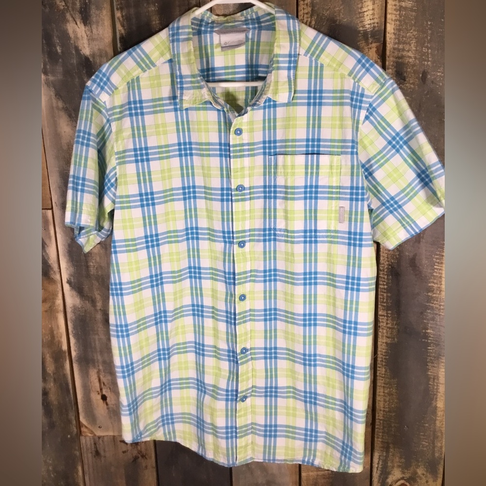 Columbia casual button down shirt men’s large
